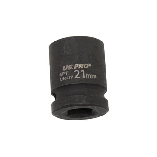 Image of US PRO Tools 21mm Impact Socket 1/2" Drive 6 Point Single Hex 3822