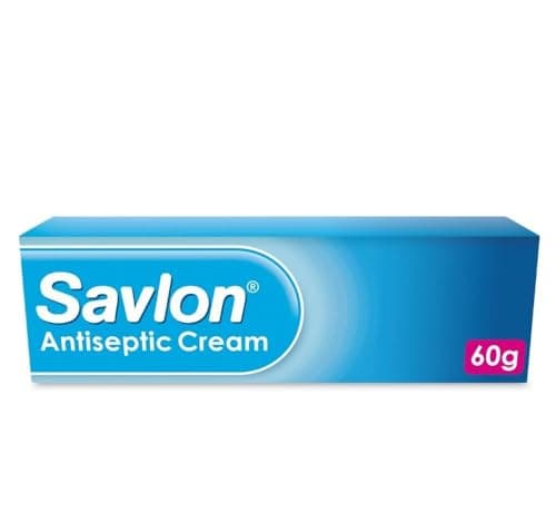 Image of Savlon Antiseptic Cream, Cleanses & Helps Prevent Infection, First Aid for Minor Cuts & Wounds, Spots, Blackheads, Nappy Rash, Sunburn, Sores & Blisters (60g, 1 pack)