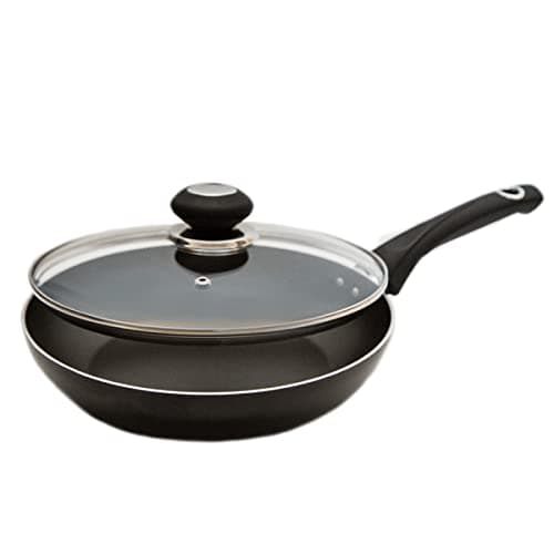 Image of Robert Dyas 24cm Aluminium Sautepan - Black