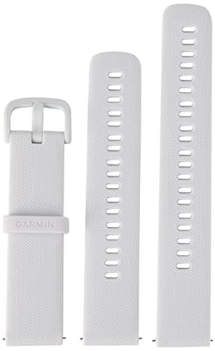 Image of Garmin Quick Release Bands (20mm), suitable for selected Forerunner-,Venu-, vívomove-,vívoactive and Approach smartwatch series, Original accessory, Silicone, Mist Grey