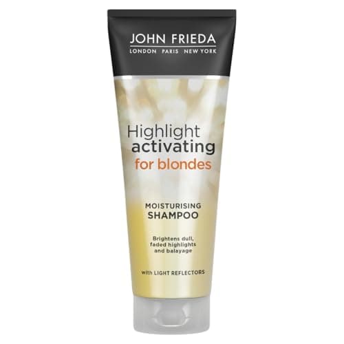 Image of John Frieda Highlight Activating For Blonde Hair, Citrus, Moisturising Shampoo, 250 ml (Pack Of 1)