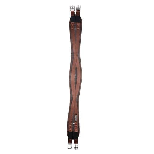 Image of Kincade Anti-Chafe Shaped Elastic Girth, Brown, Size 46