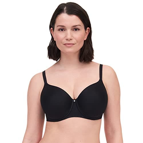 Image of Chantelle Women's Comfort Chic Full Coverage Memory Foam T-Shirt Bra, Black, 38D