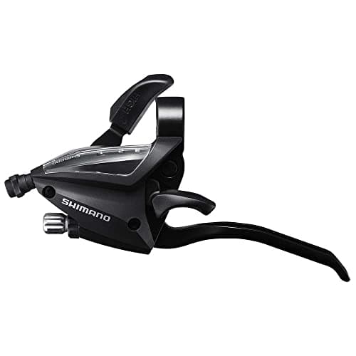 Image of SHIMANO 3 x 8 V Black Shifters for Bicycles, Adults, Unisex, Multicoloured, One Size