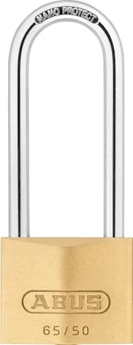 Image of Abus 65/50 Padlock Long Shackle 80Mm