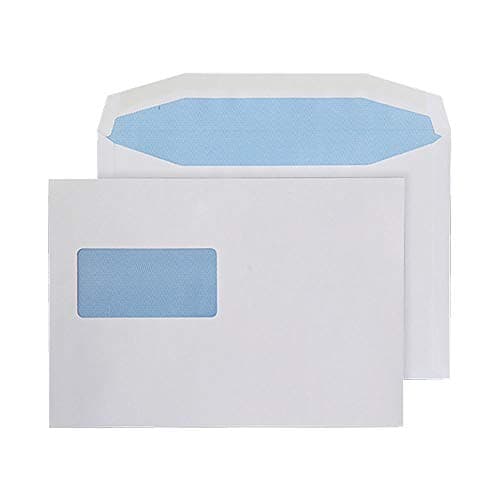 Image of Q-Connect Machine Envelope 162x238mm Window Gummed 80gsm White (Pack of 500)