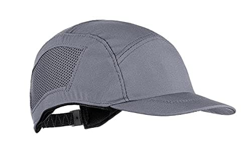 Image of ENHA Syntis Dynamic Regular Peak Comfortable, Stylish Bump Cap Thermo-Regulated Protective Safety Headwear (Grey)