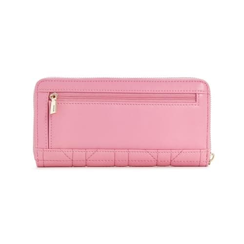 Image of GUESS Assia SLG Zip Around Wallet L Pink, Pink