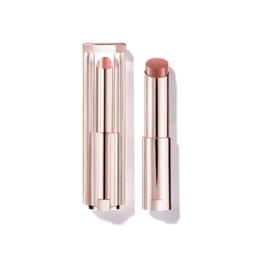 Image of Lancôme Lip Idôle Squalane-12 Butterglow Lip Balm, Instant Shine, Supercharged Hydration with 12% Squalane & Ceramides, Lightweight Buildable Colour, Shade: 21 Shade-Throwing Beige, 3g
