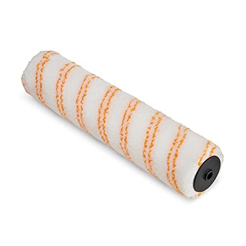 Image of Hamilton for The Trade Medium Pile Paint Roller Sleeve | 12" (1.75" Core), White/Orange