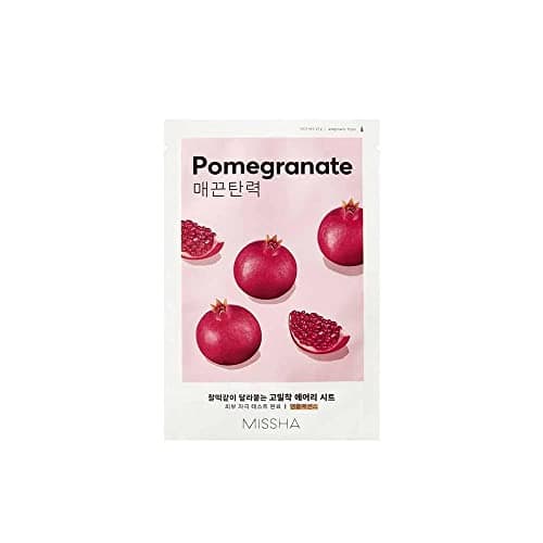 Image of MISSHA - Airy Fit Facial Mask Ampoule Type Pomegranate | Intense Hydration | Radiant and Rejuvenated Skin | Improves Elasticity, 1 Unit