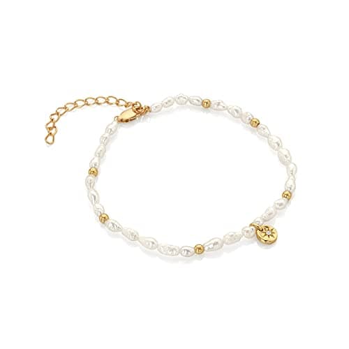 Image of Hot Diamonds x Golden Edit - HD X JJ Calm Pearl Lunar Bracelet | 24mm in Length