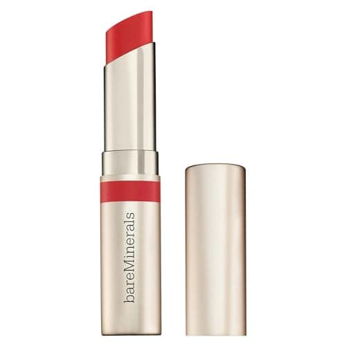 Image of bareMinerals Dewy Lip Gloss-Balm - Hydrating Lip Gloss + Tinted Lip Balm Hybrid, Shine Finish + 24HR Hydration, For Soft + Smooth Lips, Non-Sticky, Vegan