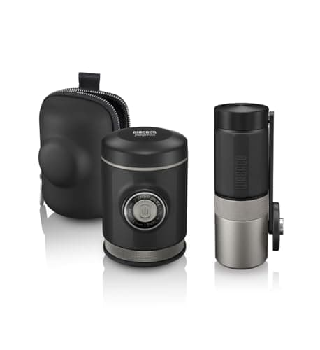 Image of WACACO Picopresso & Exagrind Portable Espresso Bundle - Manual Coffee Grinder and Maker Set for Travel and Home Use