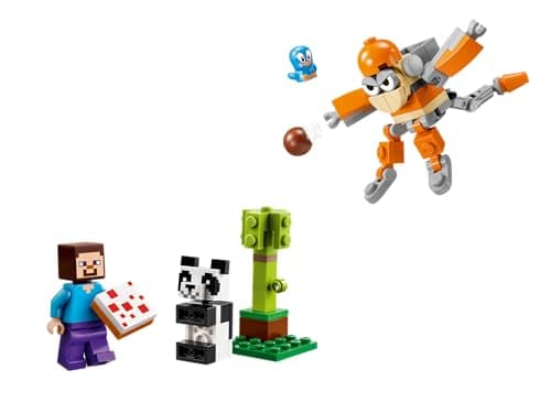 Image of LEGO Minecraft Steve and Baby Panda 30672 Polybag