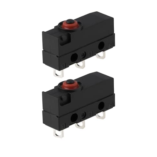 Image of LT Easiyl 2Pcs 3 Pin Button Micro Switch DC2C-A1AA SPDT 10A/250V Fit for Circuit Control Instrument Equipment Automation Systems