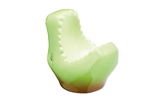 Image of KitchenCraft Ceramic Dinosaur-Shaped Novelty Egg Cup, 7 x 5 x 7 cm (3" x 2" x 3") - Green
