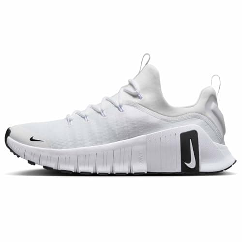 Image of Nike Free Metcon 6 (Team Bank) Men's Workout Shoes (HM3754-100, White/White/Black), White/White/Black, 11 UK
