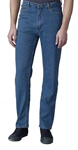 Image of Rockford Comfort Fit Stretch Jeans (Carlos) in Stonewash in 58W x 34L