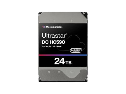 Image of Western Digital Ultrastar DC HC590 24TB Data Center Hard Drive, SAS 12Gb/s, 7200 RPM, 512MB Cache, 3.5-inch