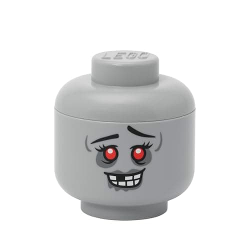Image of Room Copenhagen LEGO Storage Head (MINI) - ZOMBIE - Kids’ Toy Storage Box with Lid, Stackable Organizer, Stackable & Playful Design