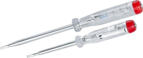 Image of Laserliner phase tester, TipTest Duo Set, 2 single-pole voltage testers in different lengths, quick phase test, VDE GS tested