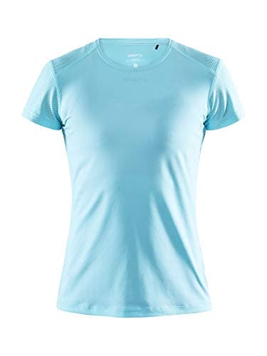 Image of Craft Women's Training Wear Advanced Essence Short Sleeve Slim Jerseys, Sea, XL UK