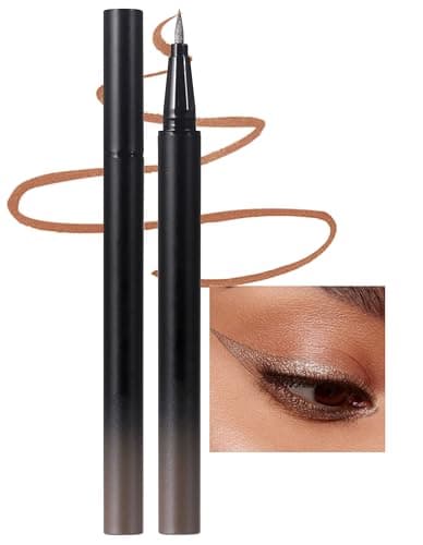 Image of Erinde Shimmer Eyeliner Pencil, Long-Lasting Glitter Eye Liner with Metallic Finish, Smooth Waterproof Eye Makeup, Highly Pigmented Color,Quickly Dry Liquid Eyeliner #05