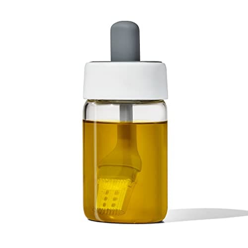 Image of OXO Good Grips Glass Oil Bottle and Silicone Brush, 8 oz