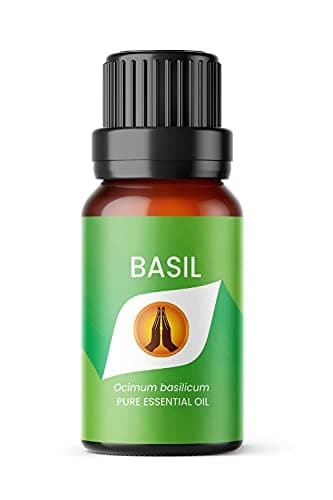 Image of Basil Essential Oil, 10ml | Essential Oils Fragrance for Diffuser for Home, Candle Making, Wax Melts, Cleaning, humidifier | Pure, Natural, Vegan, Made in UK