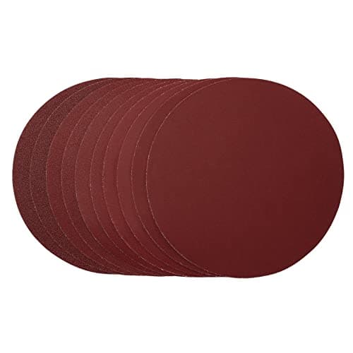 Image of Draper 58110 Sanding Discs, 180mm, Hook & Loop, Assorted Grit - 80G, 120G, 240G, 320G, 400G (Pack of 10)
