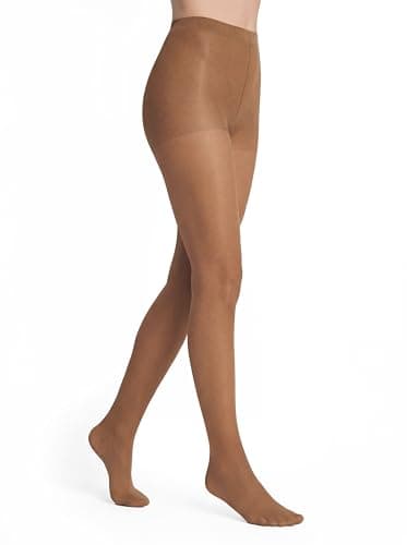 Image of Elegante Classic Shine Gloss Tights, 3 Pairs, (UK, L, Regular, Bronze Glow)