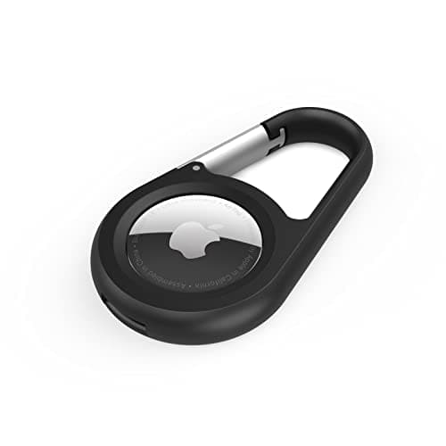 Image of Belkin AirTag Case with Carabiner, Secure Holder Protective Cover for Air Tag with Scratch Resistance Accessory - (Black)