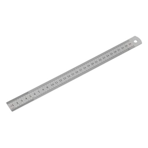Image of Sealey Ak9641 Steel Rule 300Mm/12