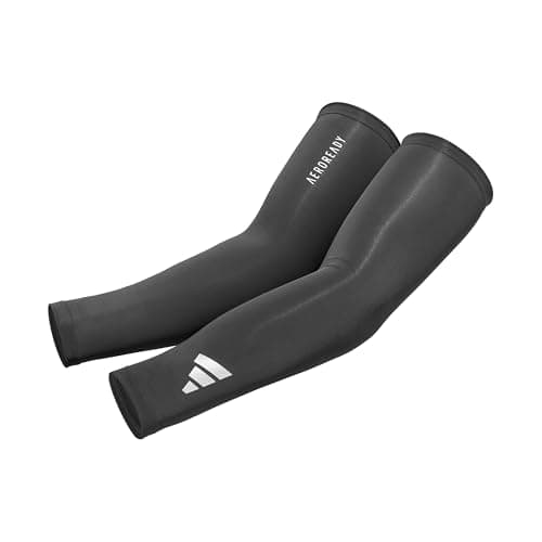 Image of adidas Aeroready Compression Arm Sleeves Sports, Black, L/XL