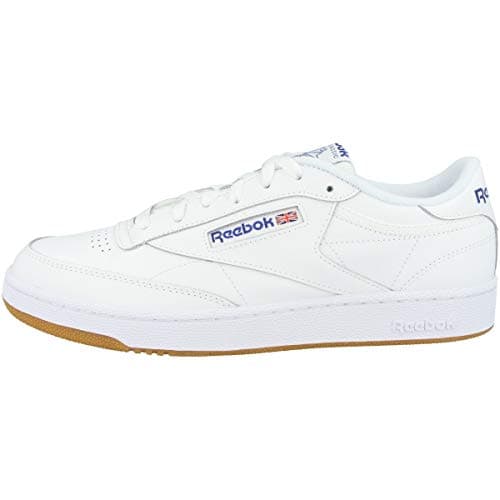 Image of Reebok Unisex Club C85 Sneaker, White (Intense White/Royal-Gum), 9 UK (43 EU)