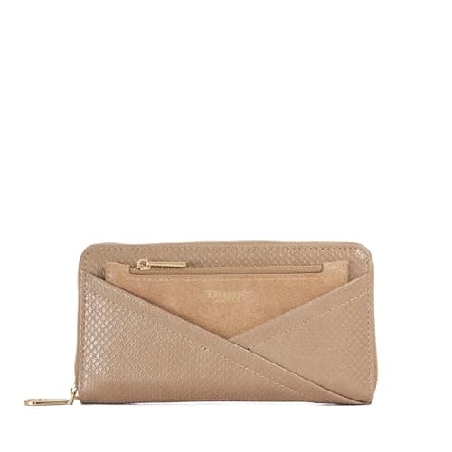 Image of Dune London KELBEY Crossover Detail Zip Around Purse One Size