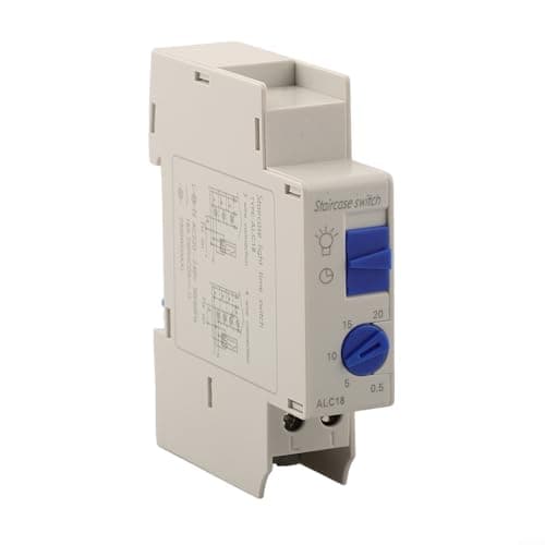 Image of Durashmall ALC18 Delay Relay 220-230VAC Corridor Switch 16A DIN Rail Mount Power Off Memory for Highway Billboard Light Box Fish Pond Oxygenation