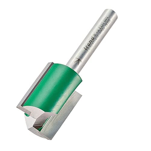 Image of Trend CraftPro Straight Two Flute Router Cutter, 1/4 Inch Shank, 19.1mm Cut Diameter, 25.4mm Cut Length, Tungsten Carbide Tipped, C030X1/4TC