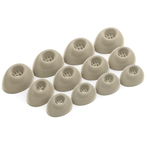 Image of Okuli Set of 16 Silicone EarBuds Ear Tips For Jabra Elite 10 Earphones in White