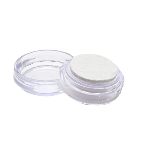 Image of SUL Castor Caster Cup With Felt Pad Non Slip Floor Protector Glide For Chair Leg, Sofa Protect Wood Laminate Floor Tile Lino Floor From Scratch Dimension 66mm -4pkClear
