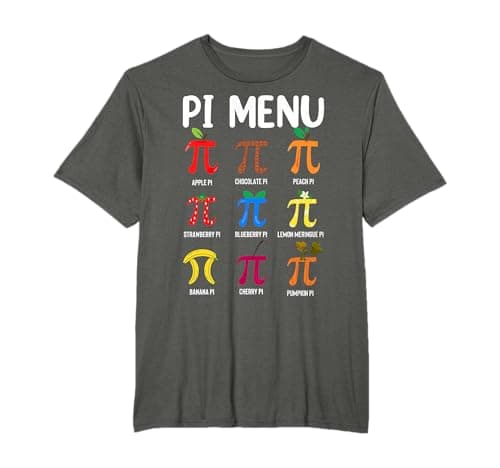 Image of Pi Day 3.14 Pi Symbol - Funny Math Nerds March 14th Pi Menu T-Shirt