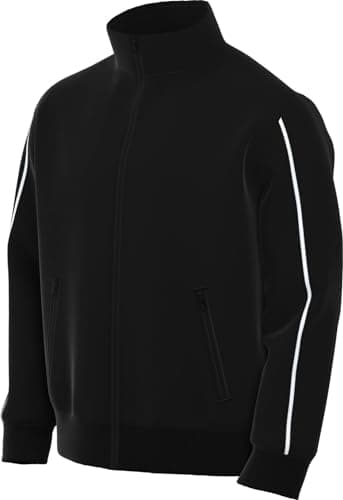 Image of NIKE FN0257-010 M NSW SP PK TRACKTOP Sweatshirt Men's BLACK/WHITE Size M