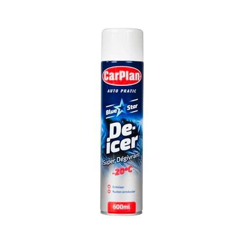 Image of CarPlan Blue Star Aerosol De-icer, 600 ml (Pack of 1)