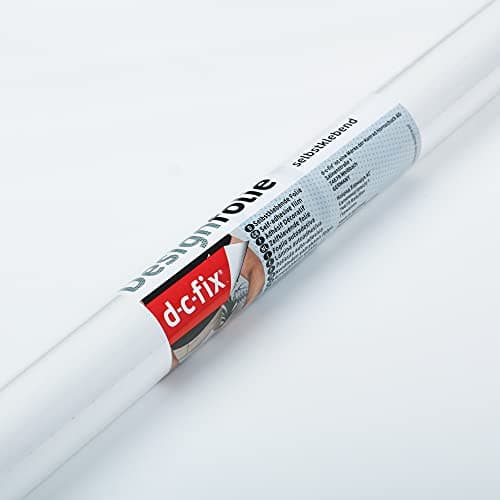 Image of d-c-fix® Sticky Back Plastic (self adhesive vinyl film) Matt White 67.5cm x 1m (ORDER PER METRE) 200-8001