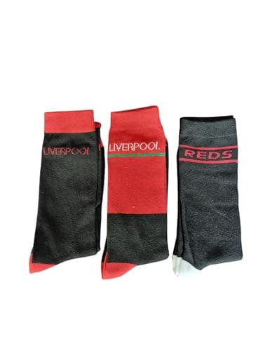 Image of MENS LIVERPOOL 3 PACK SOCKS, SHOE SIZE IS 6 TO 11.