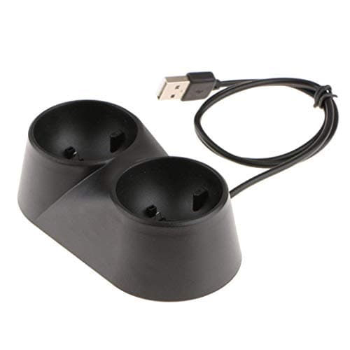 Image of SGerste PS VR Dual Controller Charging Station,USB Charger Charge Dock for PS4 PS 4 VR PSVR Move Controllers