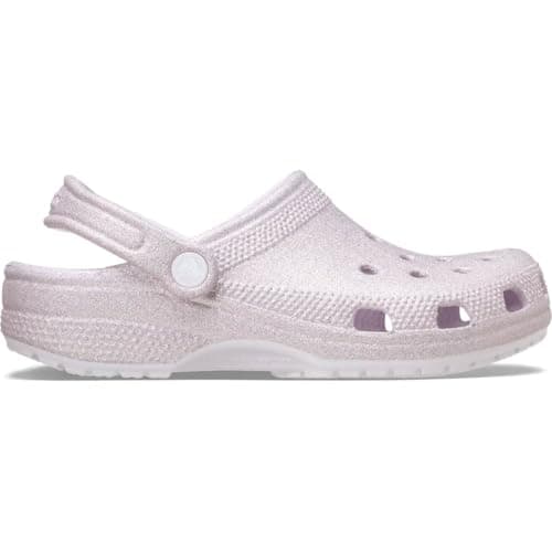 Image of Crocs Classic Glitter Clog Grape Ice Size 7 UK Men/ 8 UK Women