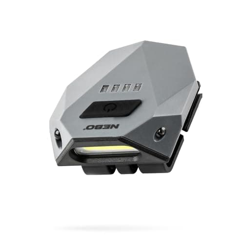 Image of NEBO Einstein 100 Lumen Cap Rechargeable Head Torch - Headlamp & Pocket Light - Camping & Hiking Accessories - Outdoor Running & Sports - Water Resistant - with Green Night Vision LED