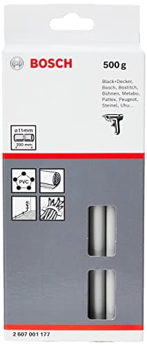 Image of Bosch 2607001177 Glue Stick for Glue Guns - Grey